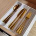 custom silverware tray small drawer organizer for utensils holder 7.5 ines cutlery tray, DIY organizer for silverware, flatware, knives in Kitchen...