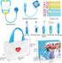 Liberry Doctor Kit for Toddlers 3-5 Years Old, 18-Piece Kids Doctor Bag Pretend Play Toys, Durable Medical Kit with Toy Stethoscope, Blue Doctor G...