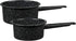Granite Ware Non-Stick Saucepan Set with Steel Core, 1 & 2 Quart - Durable & Scratch-Resistant Pot for Soups and Sauces - Fast, Even Heating - Non...