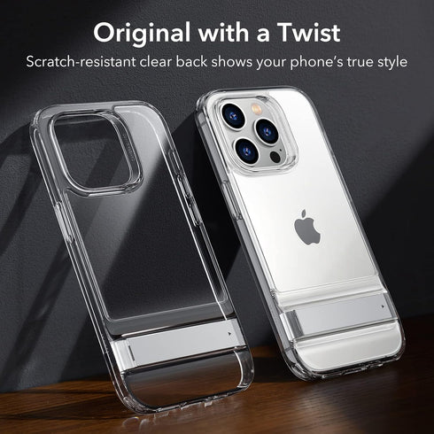 ESR for iPhone 14 Pro Max Case, 3 Stand Modes, Military-Grade Drop Protection, Supports Wireless Charging, Slim Back Cover with Stand, Phone Case ...