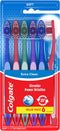 Colgate Extra Clean Toothbrush, Soft Toothbrush for Adults, 6 Count (Pack of 1)...