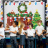 Christmas Bulletin Board Set Christmas Tree Fireplace Bulletin Board Decorations XMAS Holiday Board Classroom Decoration Cutouts for Calendars Bul...