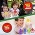 Baby Suction Toy Bath Toys: 18PCS Robot Bath Toys for Toddlers, No Hole Bath Toy for Boys Girls Travel Toy Gift, Window Sensory Toys for Fun & Cre...