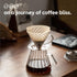 Coffee Dripper, Resuable Pour Over Coffee Maker With Handle, Slow Brewing Coffee Pour Over for Cafe, Travel, Home&Offices, Single Cup Coffee Pour ...