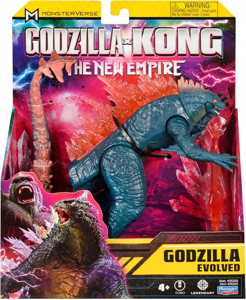 Godzilla x Kong 6" Godzilla Evolved (w/Heat Ray) by Playmates Toys...