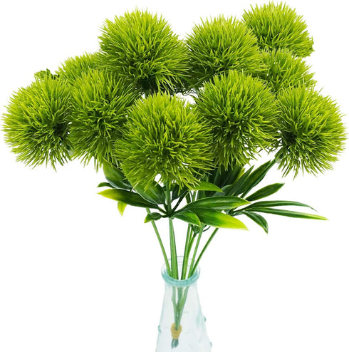 Uieke 10 Pcs Dandelion Artificial Flowers, Artificial Flowers for Decoration Fake Plants Bouquet Plastic Flowers for Home Decoration Wedding Decor...