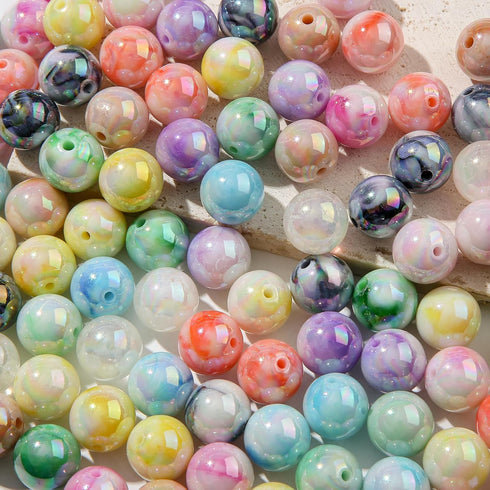 16mm Acrylic Beads Color Plated Cloud Beads Two-Color Gradient Cloud Beads for DIY Phone Chain, Key Chain,Bracelet,Necklace,Car Hanging(ab Cloud)...