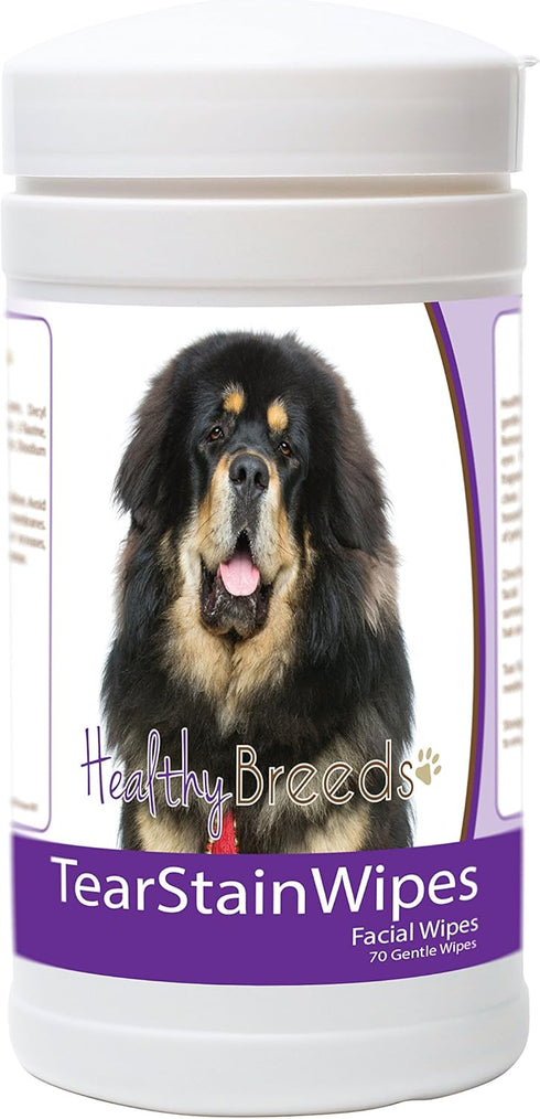 Healthy Breeds Tibetan Mastiff Tear Stain Wipes 70 Count...