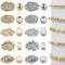 1800 Pieces Gold Beads for Jewelry Making Assorted Spacer Beads Rondelle Shape Cube Beads Tube Column Beads Flat Disc Loose Beads Round Ball Beads...