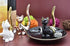 Happy Cat Posture Trinket Tray Decorative Ring Holder Jewelry Storage Dish Black/Golden Tail...