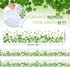 69 Feet St. Patrick's Day Bulletin Board Borders Shamrock Decoration Borders Lucky Clover Trim Border 60Pcs Green White Bulletin Board Stickers fo...