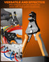 Automatic Wire Stripper, 3 IN 1 Stripper/Cutter/Crimping Self Adjusting Wire Stripper, 7 Inch Wire Stripper for 8-18 AWG Solid and Stranded Electr...