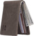 Gostwo Mens Slim Minimalist Front Pocket Wallet Genuine Leather ID Window Card Case RFID Blocking...