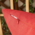 Woaboy Set of 2 Red Outdoor Throw Pillow Covers Decorative Farmhouse Linen Pillowcase Solid Waterproof Cushion Cases for Bedroom Living Room Sofa ...