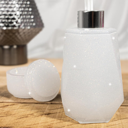 Hemway Premium Craft Glitter Shaker - Mother of Pearl Iridescent | 130g Ultrafine Metallic Flake Sequins for Resin & Epoxy Crafts | Craft Supplies...