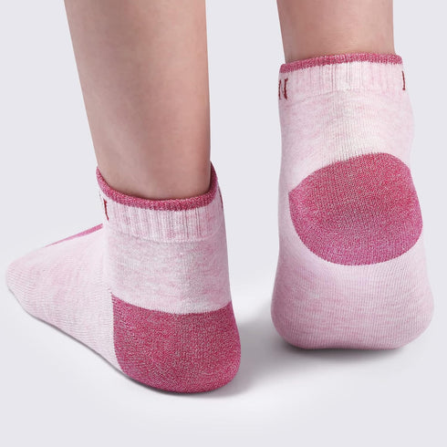 Pack of 6 Women Ankle Athletic Socks Cotton Socks Girls Socks Hiking Socks Soft and Comfortable,Breathable...