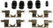 Dorman HW13428 Rear Disc Brake Hardware Kit Compatible with Select Nissan / Suzuki Models...