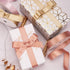 VIVIQUEN Double Faced Rose Gold Purl Ribbon, 1 Inches x 20 Yards Luxury Glitter Ribbon,Prefect for Gift Wrapping,Floral Arrangements,Wedding Decor...