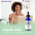 FWS Liquid Zinc Supplement for Men Women Kids, Organic Non-GMO Vegan, Ionic Zinc Sulfate Drops, Immune System Boost Healthy Skin Support Overall W...