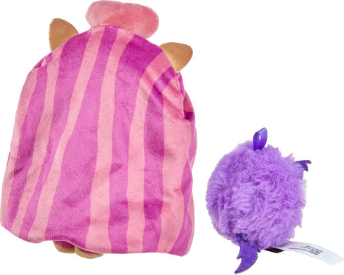 Monster High Plush Doll Set, Ghoul N Go Clawdeen Wolf 6.5-inch Plushie with Pet Dog Crescent and Kid-Sized Backpack...