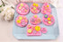 Flower Fondant Cake Molds-8 Pcs-Daisy, Rose, Chrysanthemum and Small Flower Leaf, Candy Silicone Molds for Chocolate Fondant Polymer Clay Soap Cra...