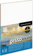 Ampersand Art Supply Gesso Wood Painting Panel: Museum Series Gessobord, 8" x 10", 1/8" Flat Profile...