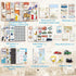 ABARWER 300 PCS Travel Vintage Scrapbooking Supplies Kit, Bullet Junk Journal Kit with Washi Tape Aesthetic Scrapbook Paper,Scrapbook Embellishmen...