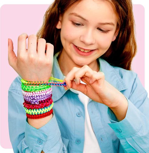 Friendship Bracelet Making Kit for Girls - Crafts for Girls - String Bracelets Maker Craft - Gifts for 6-12 Year Old Girl - Birthday Gift Ideas & ...