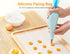 Kootek 42pcs Piping Bags and Tips Set, Cake Decorating Supplies Kits for Baking with 30 Numbered Frosting Icing Tips, 2 Reusable Pastry Bags, Easy...