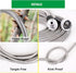Metal Short Lead Hose 1FT,Stainless Lead Water Hose, Connector Extension Attachments, Heavy Duty Small Hoses for Yard, Outdoor - Flexible, Never K...