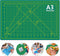 WORKLION 12" x 18" Art Self Healing PVC Cutting Mat, Double Sided, Gridded Rotary Cutting Board for Craft, Fabric, Quilting, Sewing, Scrapbooking ...