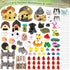 172Pcs Miniature Fairy Garden Accessories including 100Pcs Fixed Pins, modacraft Fairy Garden Kit Fairy House Animal Figurines Mini Landscape for ...