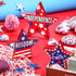 3 PCS 4th of July Table Decorations - Fourth of July Red White Blue Wooden Star Decor & Memorial Day Centerpieces Patriotic Labor Day Gifts Signs ...