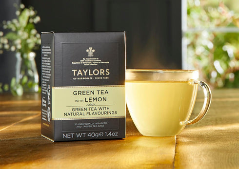 Taylors of Harrogate Green Tea with Lemon, 20 Count (Pack of 1)...