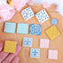 Puocaon Mexican Talavera Clay Cutters - 11 Pcs Clay Cutters for Polymer Clay Jewelry, Portuguese Tiles Polymer Clay Jewelry Cutters, Floral Tile C...