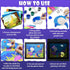 58 PCS Kids Arts & Crafts Painting Gifts for Boys Girls - Sea Shell Glow in the Dark Painting Kit 16 Real Shell Creative Activity DIY Craft Kits T...