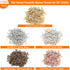 1000Pcs Flat Round Rondelle Spacer Beads for DIY Crafts, 5 Colors Disc Beads for DIY Jewelry Making, Bracelet, Necklace, Earring Crafts...