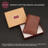 Genuine Leather Trifold Mens Wallet RFID Blocking 6 Credit Card Slots 1 ID Window Section for Bills 2 Hidden Pockets | Gift for Him (Choco)...