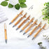 10 Pcs Bible Quotes Pens Inspirational Wooden Ballpoint Retractable Pen for Motivational Bamboo Pen Black Ink Religious Gift for Church Christian ...