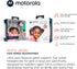 Motorola Moto JR200 Kids Headphones with Microphone - Lightweight Over Ear Wired Foldable Design, Safe Volume Limit 85dB, Audio Splitter for Shari...
