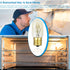 Whirlpool Microwave Light Bulb 40Watt - Microwave Light Bulbs Under Hood - E17 Intermediate Base Replacement Bulbs for Over Stove Appliance Refrig...
