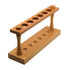EISCO Wooden Test Tube Rack - Accommodates 6 Tubes, up to 22mm - 9.75" Wide - Premium Polished Wood Construction...