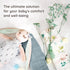 Premium Muslin Swaddle Blankets, Silky & pre-washed for zero shrinkage. thicker & soft for baby comfort. Newborn receiving blanket with breathable...