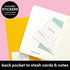 PAPERAGE Lined Pocket Journal Notebook, 3 Pack, (Navy, Light Grey, Burgundy), 160 Pages, Small, 3.7 inches x 5.6 inches - 100 GSM Thick Paper, Har...