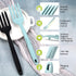 10 in 1 Silicone Flexible Fork 11 Inch Cooking Tools and Utensils Heat Resistant Cooking Fork Dishwasher, Mixes Ingredients, Mashes Food, Whisks E...