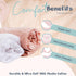 100% Muslin Changing Pad Cover Pack of 2-32x16 Ultra Soft 120GSM Baby Changing Pad Covers for Girls and Boys - Easy wash Diaper Changing pad Cover...