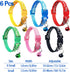 Jecikelon 6 PCS Puppy Collars Adjustable Pup Collar for Small Pet Dog Polyester Cat Collar with Bell Basic Collar for Small Dogs (Small, Crack)...
