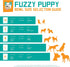 Fuzzy Puppy Food & Water Bowl for Cats & Dogs, Heavy-Duty Stainless Steel, Silver, 1 Quart...