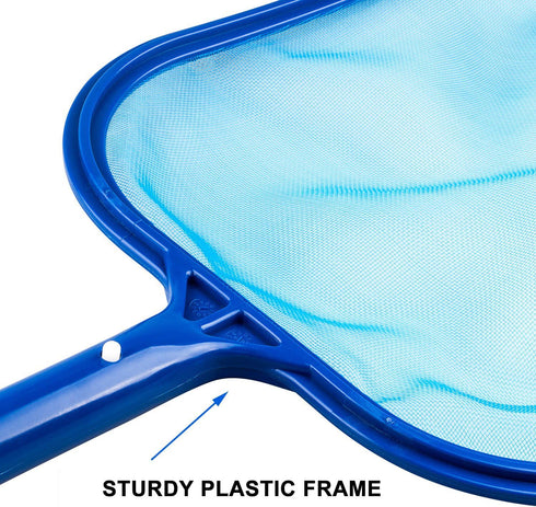 Leaf Skimmer Net Swinging Pool Skimmer Above Ground Pool Maintenance - Fine Mesh Net - for Cleaning Surface of Swimming Pools, Hot Tubs, Spas and ...