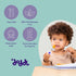 doddl Toddler Utensils, Ergonomic Fork and Spoon Set for Self Feeding, Stainless Steel Silverware for 1-3 Year Olds, BPA Free, Dishwasher Safe (Ma...